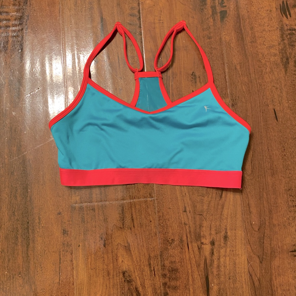 Danskin sports bra with adjustable straps